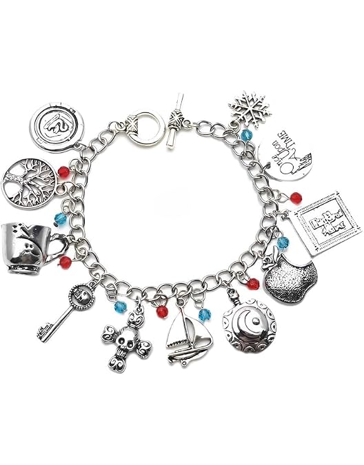 Bracelet à Breloques 'Once Upon A Time' - Perles Orange - Neuf Avec étiquettes