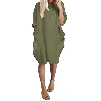 Kidsform Women's Tunic Dress Long Sleeve Dominican Republic | Ubuy