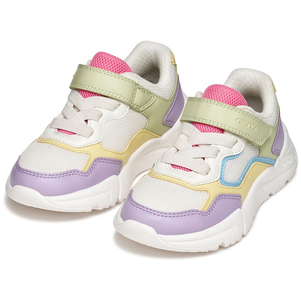 Geox JUNIOR Girl J Loftus Girl B Sneakers Multicolour/White 29_EU 6