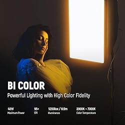 NEEWER LED Softbox Lighting Kit with 2.4G Remote, 2