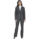 Calvin Klein Women's Stand Up Collar Open Front Structured Long Sleeve Jacket