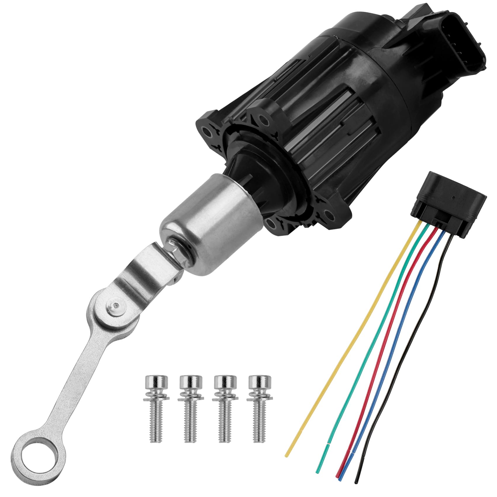 Photo 1 of K6T52372 Turbo Solenoid Valve Turbocharger Wastegate Actuator with 5-Pin Connector Plug Harness Compatible with Honda Civic Accord CR-V 1.5L 18900-5AA-A01 49373-07100