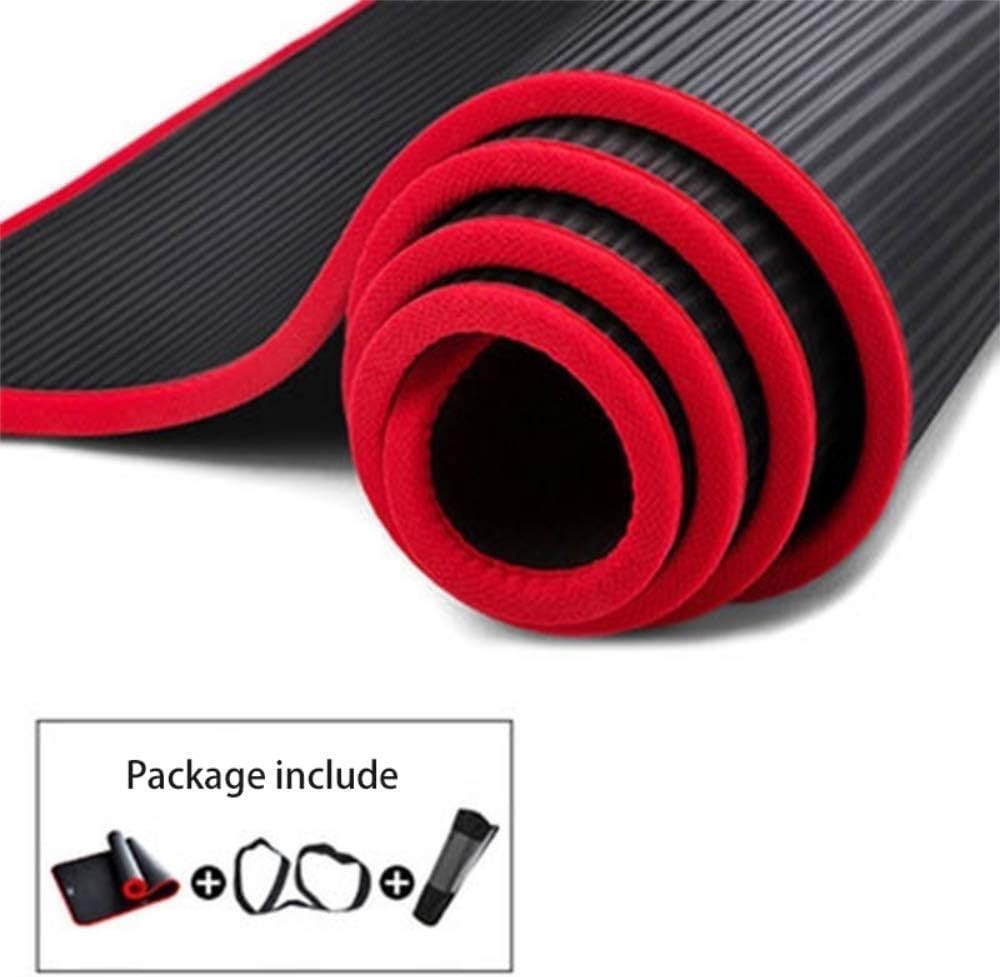 Jack AlanYoga Mat, Thick Foam 10mm, Non Slip, Exercise Fitness Gym,Compact Lightweight for Home Gym Workout, Travel, Women and Men