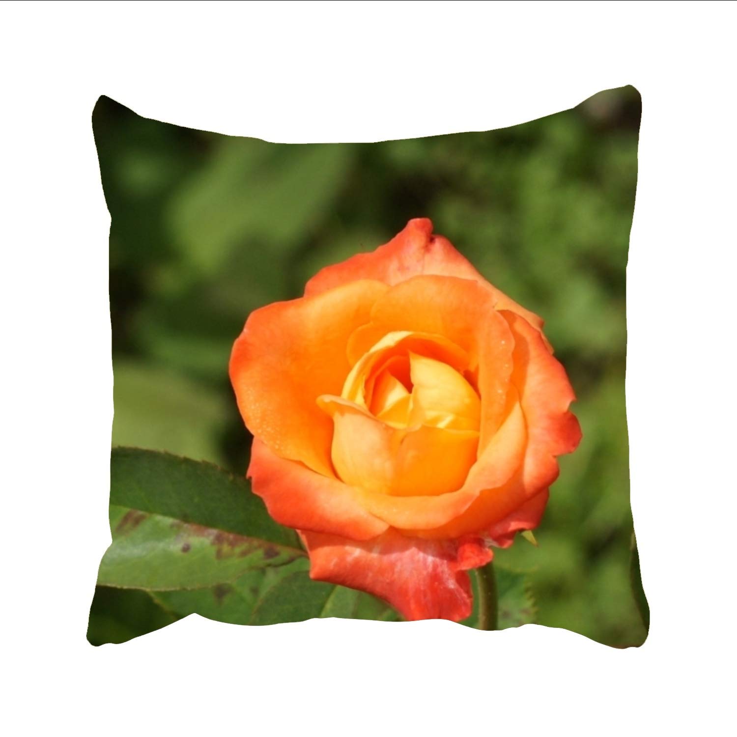 Amazon Com Funnylife Orange Rose Designs Decorative Woven Couch