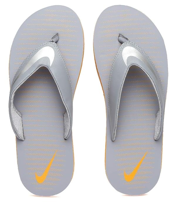 nike gray slippers