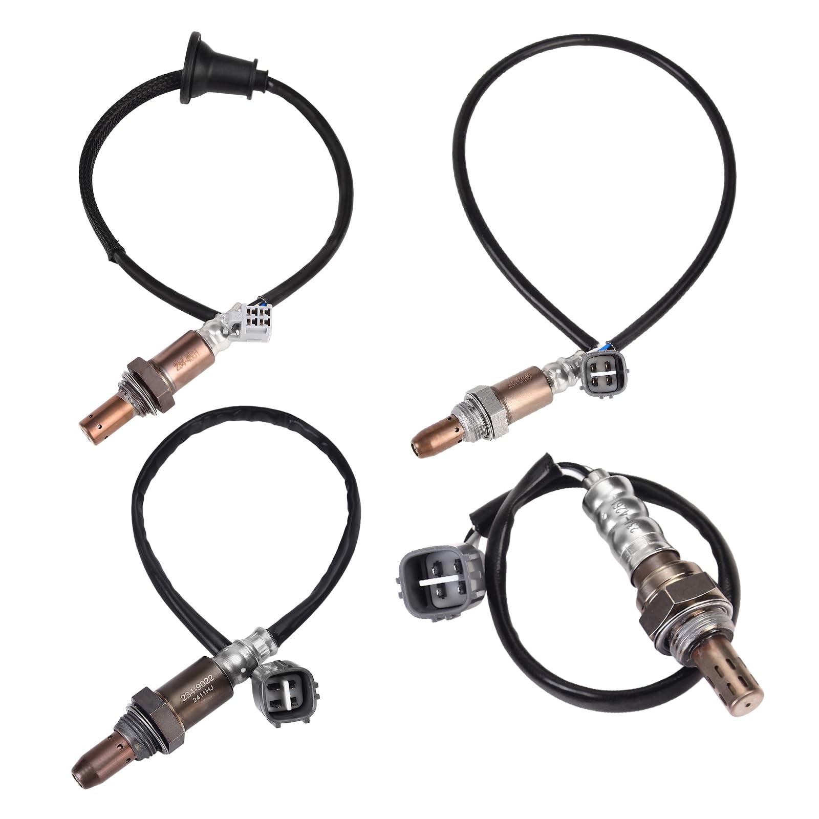 Photo 1 of Oxygen O2 Sensor Upstream and Downstream Fits for Toyota for RAV4 3.5L V6 2006 2007 2008 2009 2010 2011 2012, Replace 234-9049 234-9022 234-4501 234-4261 4Pcs