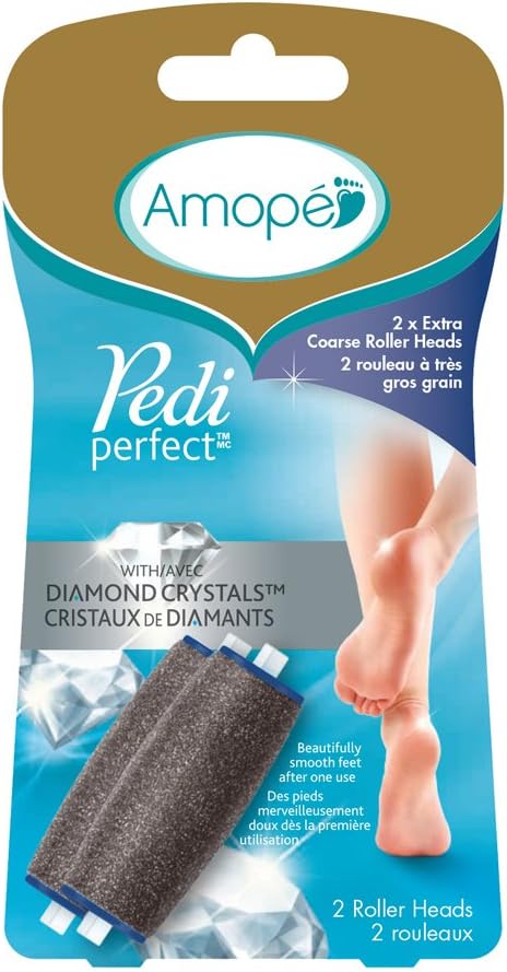 Amope Pedi Perfect Electronic Foot File Refills, Extra Coarse (Pack of 2): Health & Personal Care