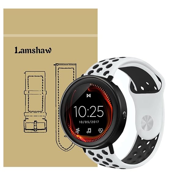 for Misfit Vapor Band, Lamshaw Silicone Soft Band with Ventilation Holes Replacement Straps for Misfit Vapor SMARTWATCH/Misfit Wearables Fitness ...