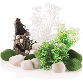biOrb Fairy Tale D&eacute;cor Set, Green Forest Themed Collection of Fish Friendly Aquarium Decorations