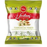 I Siciliani Soft Pistacchio &amp; Almond Torrone Nougat bite size Individually wrapped 6x100g. Packets Total 600g. ( 21.16oz.)**NO PRESERVATIVES &amp; Gluten Free