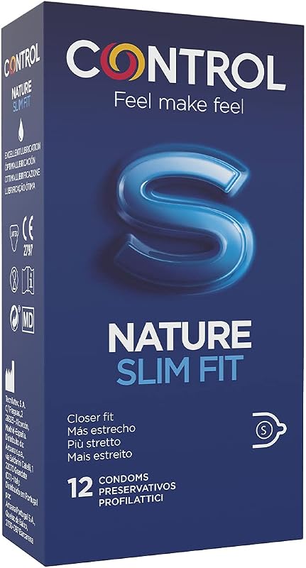 Preservativos Nature SlimFit Natural Latex Fitted com Reservatório - 12 Preservativos