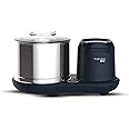 Tabakh Max 2-Liter Stone Wet Grinder with Atta Kneader & Coconut Scraper, 110V, Gray