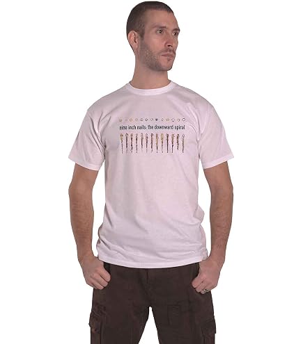 Amazon.com: Nine Inch Nails T Shirt The Downward Spiral Band Logo