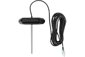 GRILLME Pond De-icer,600 Watt Plastic Floating Pond Heater for Outdoor Ponds with Fish,19.69 FT Power Cord,Winter Survival Solution for Fish