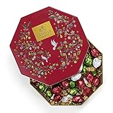 Godiva Chocolatier Holiday Gift Tin with Assorted Chocolate Truffles, Christmas Gift Idea, 50 Count