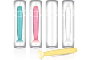 JB White 4X Contact Lens Remover, Sucker for Hard Contact Lenses, RGP and Ortho-k Lenses, Set of 4 pcs Suckers, Lens Tool, Suction Holder (Only Suitable for Hard Contact Lenses), Multicolored