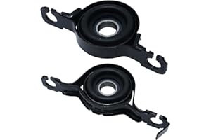Aynaxcol 2Pcs Front Rear Center Support Bearing Kit KG03-25-100D Driveshaft Center Support Hanger Bearing Replacement for For