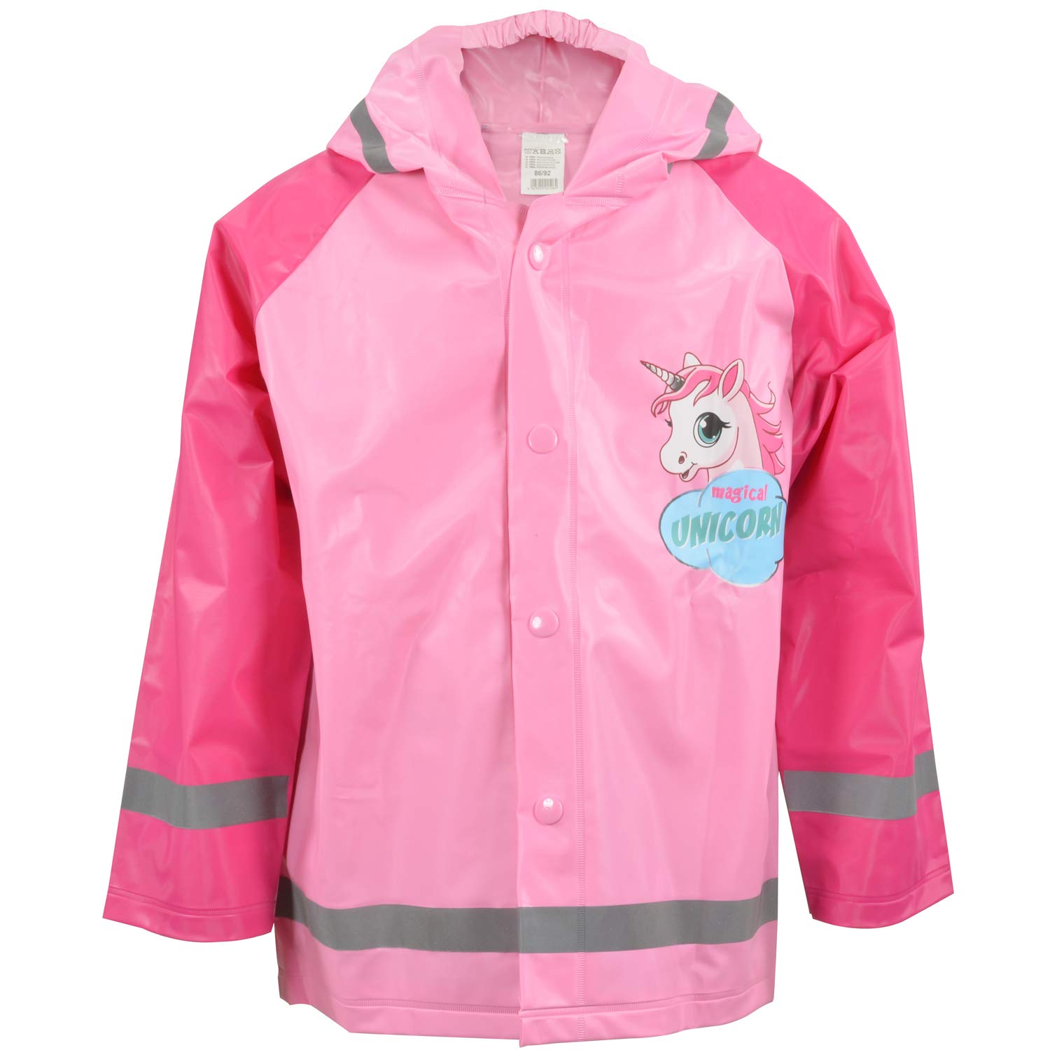 United Labels AG Girl's Einhorn Magical Unicorn Pink/Rosa rain Jacket, 86-92