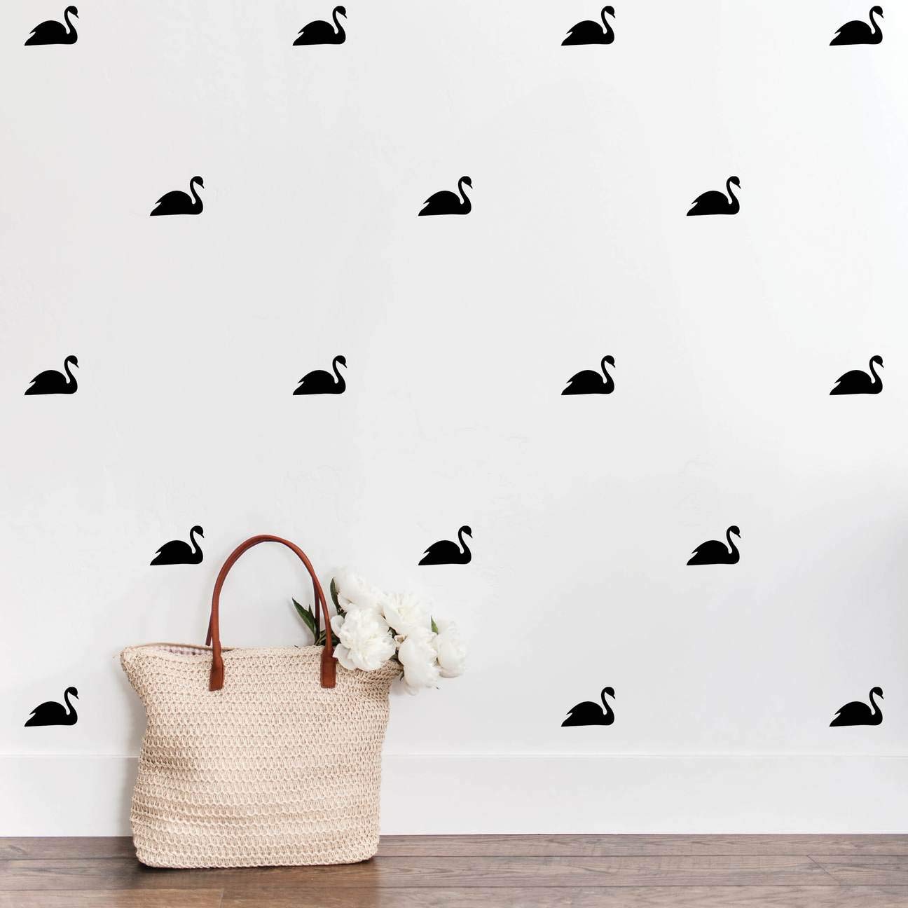 Swan Wall Decals Handmade