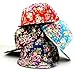Floral Flower Snapback Adjustable Fitted Men's Women's Hip-Hop Cap Hat Headwear