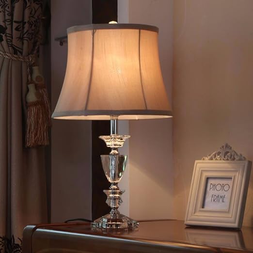 Yu K Semplice Ed Elegante Lampada Da Tavolo Creativa Lampada Da Tavolo In Cristallo Lampada Da Comodino Camera Da Letto Lampade