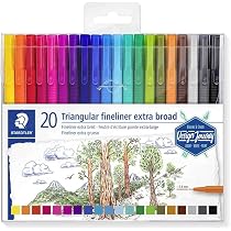STAEDTLER Caneta Ponta Fina Triplus Fineliner 0.3mm Estojo 60