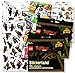 Lego Ninjago Stickers Party Favors - Bundle of 12 Sheets - over 240 Stickers Bundled with Specialty Door Hanger