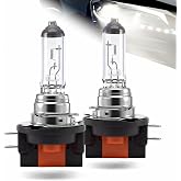 Wuzno H11b Headlight Bulb, Halogen 12v 55w, 3800K Clear Light Low Beam For Elantra 2007-2010, Santa fe 2009-1016, Sonata 2009-2010, Optima 2007-2013,Forte 10-13, Sportage 2011-2016. 2 pack