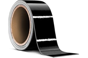 VViViD Gloss Black Vinyl Detailing Wrap Tape 2 Inch x 20ft DIY Roll