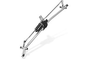 55077098AI Front Windshield Wiper Motor & Linkage Assembly, Complete Module Kit Compatible with Dodge Ram 1500 2002-2004, Ram