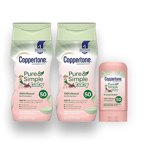 Coppertone Pure Simple Baby SPF 50 Mineral Based Sunscreen