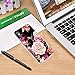 iPhone Xs MAX Case,IN4U Hard Back Flower Design Raised Edge Transparent Anti-Shock TPU Bumper Cover for iPhone Xs MAX 6.5 INCH Case (Peony Floral)