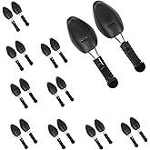 WAJJ 10 Pairs Plastic Shoe Tree Stretcher Shaper for Women Adjustable Length Shoes Boot Holder Shaper Support(Black Women)