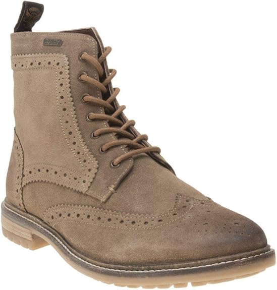 Superdry Brad Brogue Stamford Boot in Tan Suede MF11 Amazon.co.uk Shoes & Bags