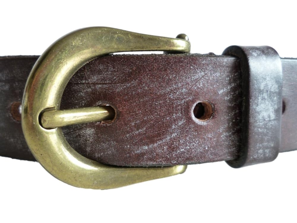 Regent Belt Co Company Quality Brown Leather Belt Made In