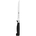 Henckel 31073-180 Twin Four Star 7" High Carbon Stainless-Steel Fillet Knife, Black