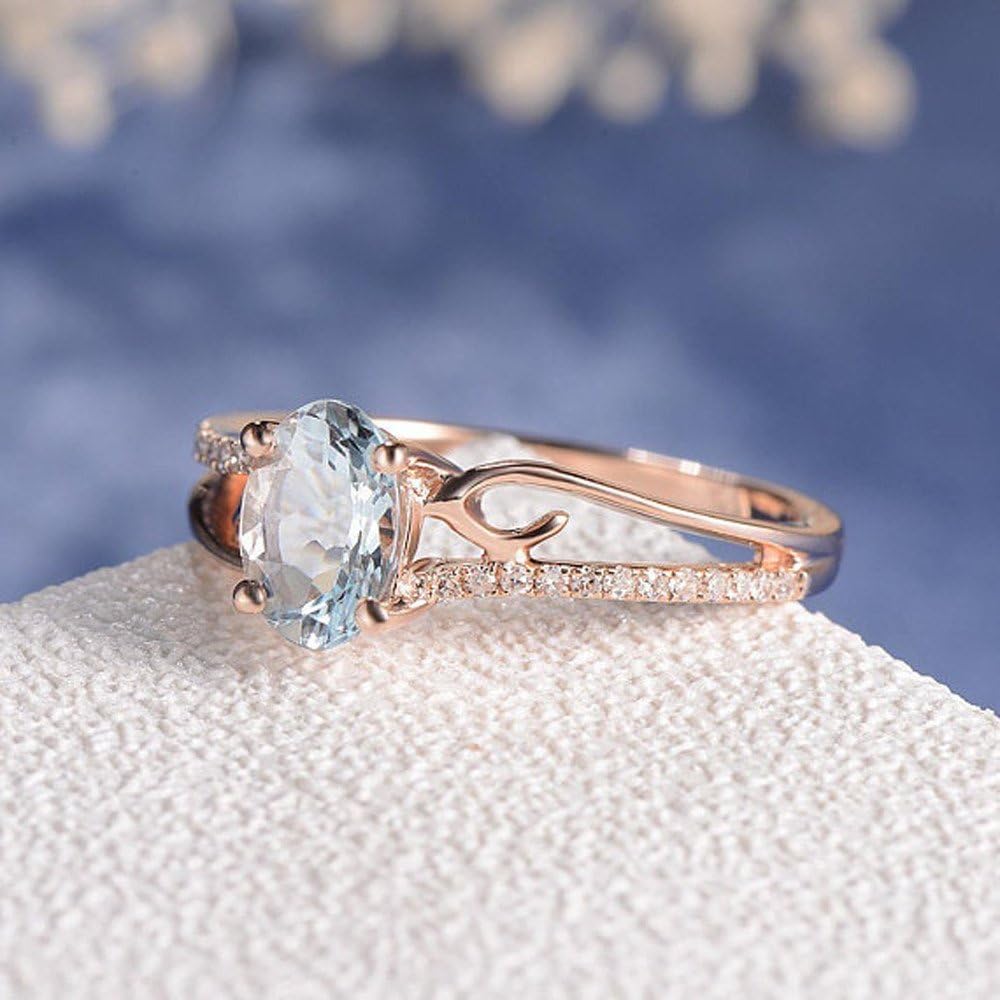 FEDULK Women Exquisite Rings Light Luxury Diamond Jewelry Bride Engagement Wedding Surpise Rings: Clothing