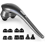 Hangsun Cordless Neck Back Masssger Handheld Deep Tissue Percussion Massage for Shoulder, Leg, Calf, Foot, Muscle Pain Relief