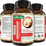 Best Male Enhancement Supplement - Natural Libido Support Pills for Men - Increases Drive & Stamina - Enhances Bedroom Performance - Pure Tongkat Ali + Ginseng + Maca + Horny Goat Weed