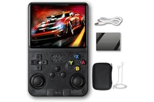 CredevZone R36S Handheld Game Console 3.5 inch Retro Handheld Video Games Consoles Built-in Rechargeable Battery Portable Style Hand Held Game Consoles System