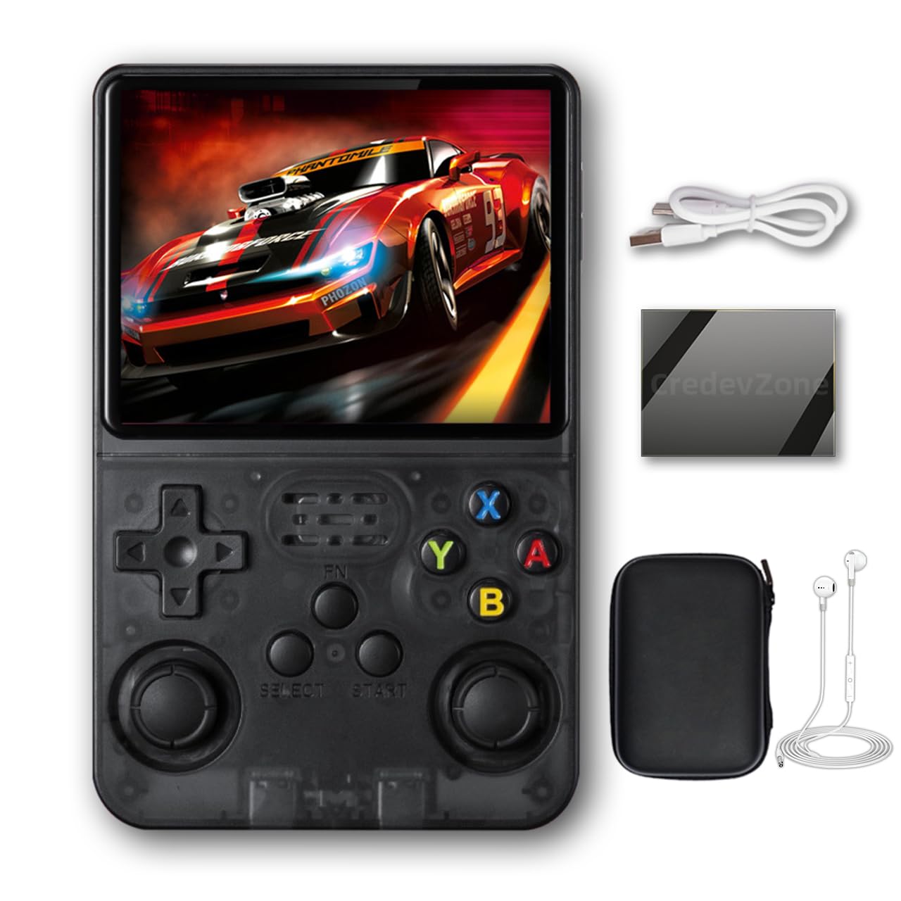 R36S Retro Handheld Game Console - 3.5 Inch IPS Screen, 64/128GB, 20,000+ Games
