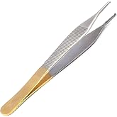 SURGICAL ONLINE Adson Tissue Forceps 6 Inch 1 X 2 Tungsten Carbide Rat Tooth Configuration Surgical Dental
