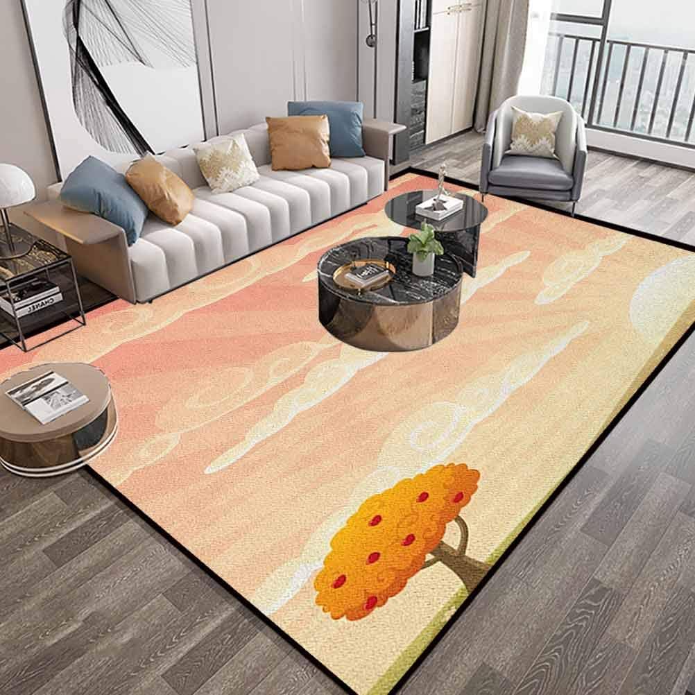 Alfombra marina de capitanes de gran área de 8 x 10 pies, tema oceánico