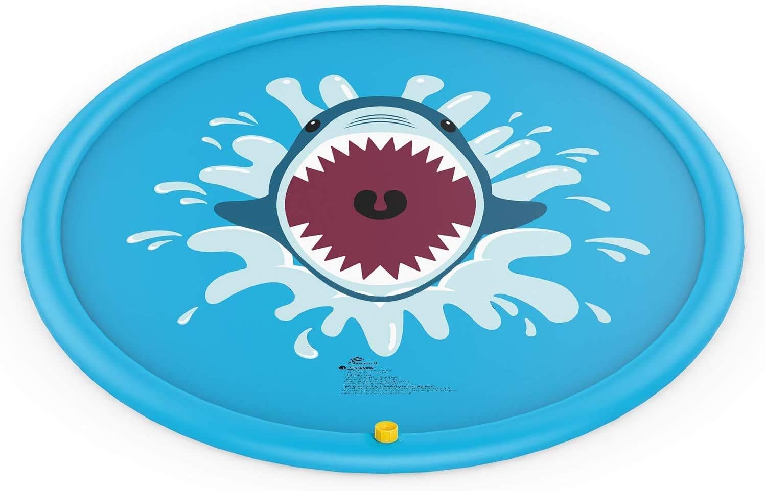 Jasonwell Sprinkle & Splash Play Mat 68" Sprinkler for Kids Outdoor Water Toys Inflatable Splash Pad Baby Toddler Pool Boys Girls Children Outdoor Backyard Sprinkler Toy Splash Pad: Toys & Games