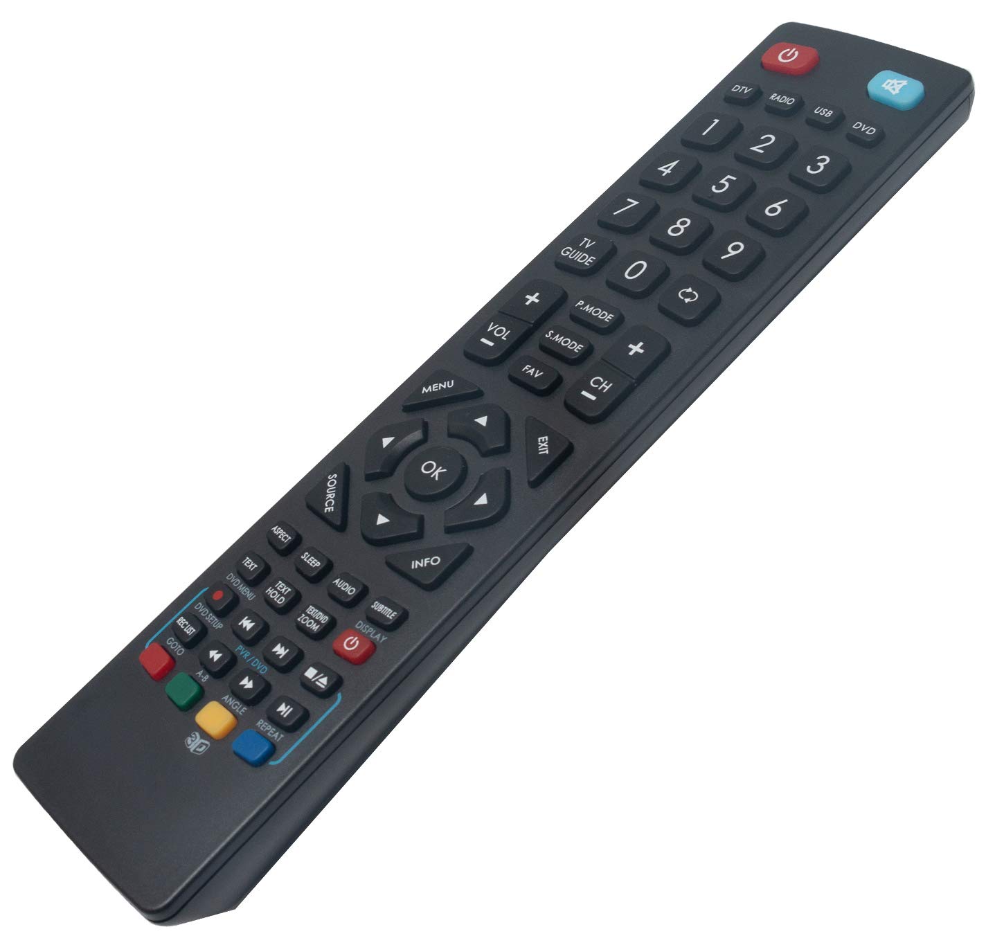 ALLIMITY BLFRMC0002 Remote Control Replace for BLAUPUNKT 3D TV BLA-23/157 BLA236/207I BLA-23C157TC BLA-32/1241LED BLA-32/124I BLA32/1380 BLA-40 BLA-42