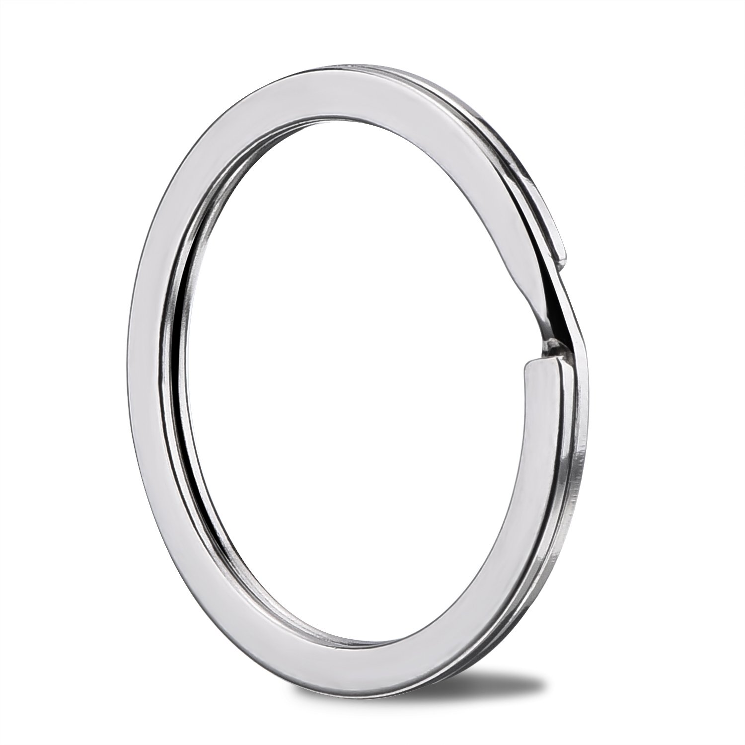 Round Flat Key Chain Rings Metal Split Ring for Home Car Keys