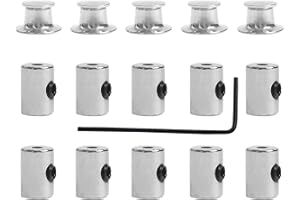 ROSTIVO 15 Pcs Pin Keepers Metal Locking Pin Backs Pin Locks Clasps with Wrench