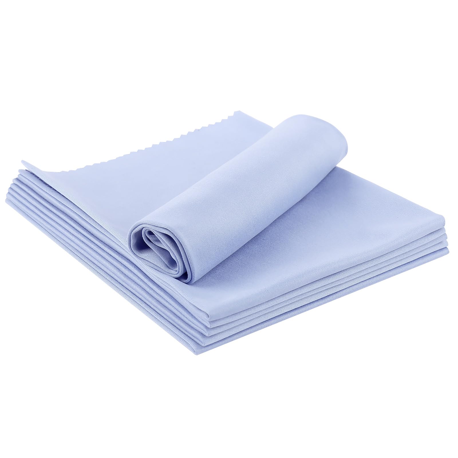 Record Cleaning Cloth, 6 Pack 30X30cm Anti-Static Blue Microfiber Towel, Lint-free Cleaner for LP Record Vinyl Smart Phones Glasses by Gartopvoiz