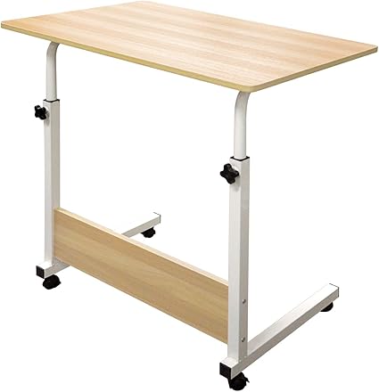 Amazon Co Jp Mylystar 昇降式テーブル パソコンデスク 昇降式 パソコンラック キャスター付き 昇降式デスク 机 Pcデスク 高さ調節デスク 幅80 奥行50cm 家電 カメラ
