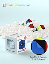 ROXENDA Speed Cube 2x2x2 Original Durable Sticker Vivid Colors view 3